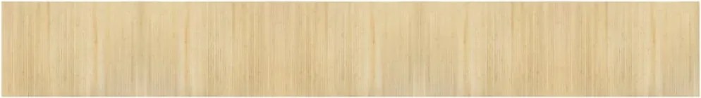 vidaXL Covor dreptunghiular, natural deschis, 70x500 cm, bambus