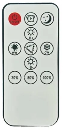 Brilagi - Plafonieră LED dimabilă ULTRA SLIM 18W 230V 30x30 cm, albă + telecomandă