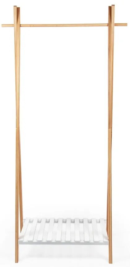 Suport din bambus pentru haine Compactor Nagano