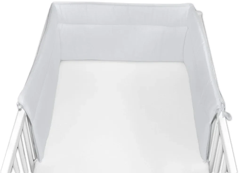 Baby Nellys Pernă pentru patuturi 30x180 cm - gri deschis
