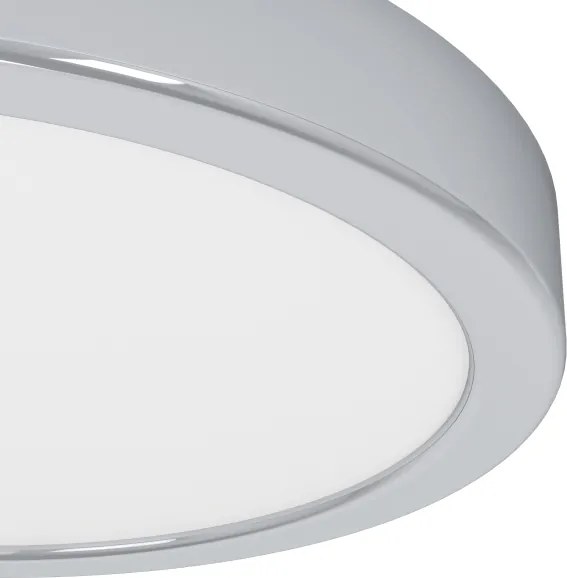 Eglo 901763 - Plafonieră LED pentru baie FUEVA LED/11,5W/230V Ø21,1 cm IP44 crom