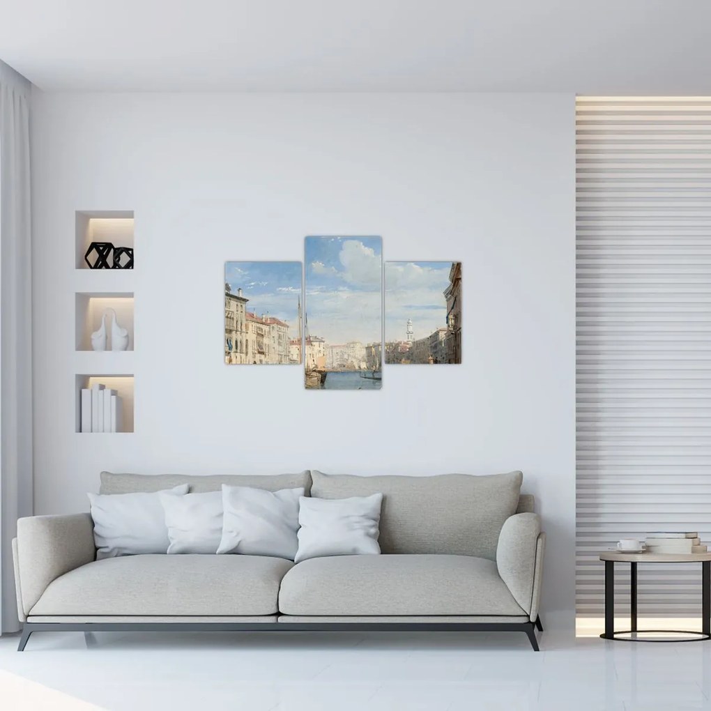 Tablou - Richard Parkes Bonington, The Grand Canal, reproducere (90x60 cm)