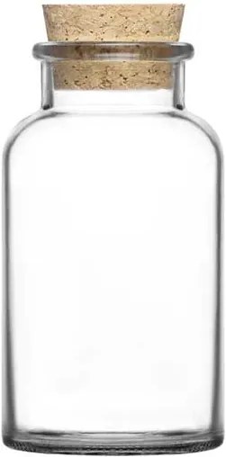 BORCAN DEPOZITARE,STICLA,CU CAPAC,TRANSPARENT,250 ML