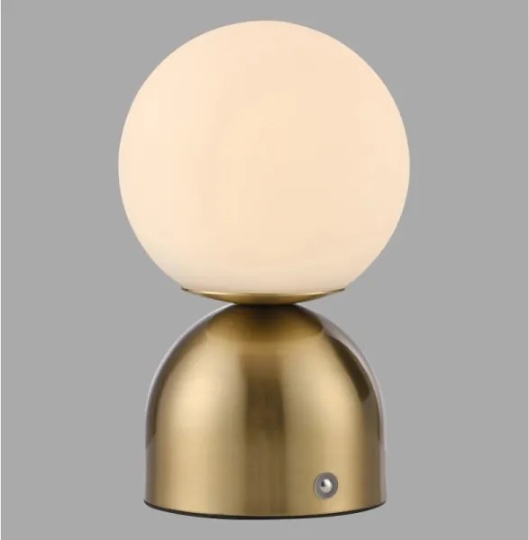 Schöner Wohnen 19218-12 - Lampă de masă RUDI LED, reglabilă în intensitate, LED/1,2W/5V, aurie