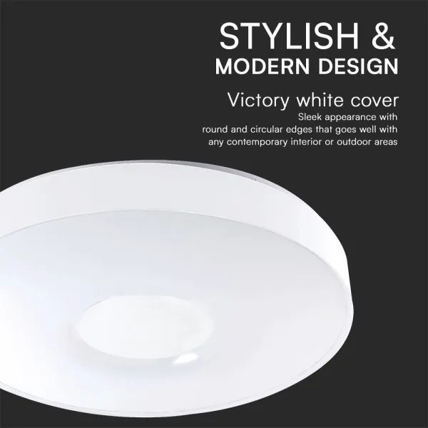 Plafonieră LED dimabilă LED/40W/230V 3000-6500K 39 cm alb + telecomandă