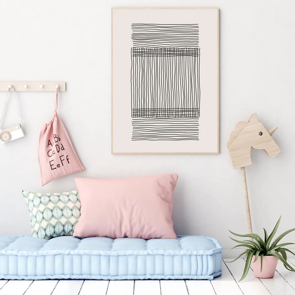 Poster - Abstracție pictată (A4)