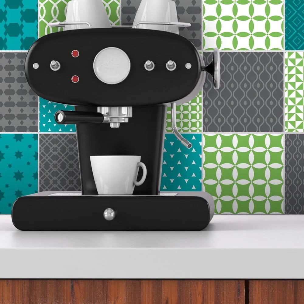 Set 15 autocolante Ambiance Sofia, 15 x 15 cm