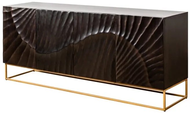 Bufet SCORPION 180 cm 3D mango negru