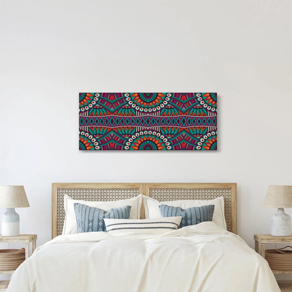 Tablou cu bastracție ornamentală (120x50 cm)