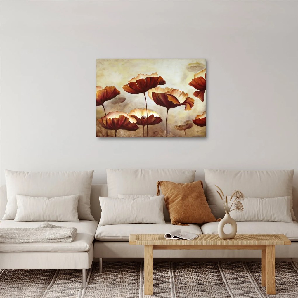 Tablou flori roșii (70x50 cm)