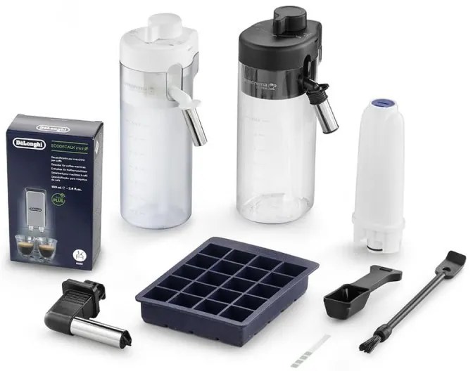 Espressor automat DeLonghi Eletta Explore ECAM450.65.G, 1450W, 19 bar, 1.8l, Wi-Fi, Touch TFT display, LatteCrema hot/cool, Twin Shot, To-Go, Cafea boabe, Negru/Gri