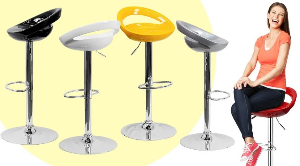 2 buc scaune de bar Kitti-visiniu