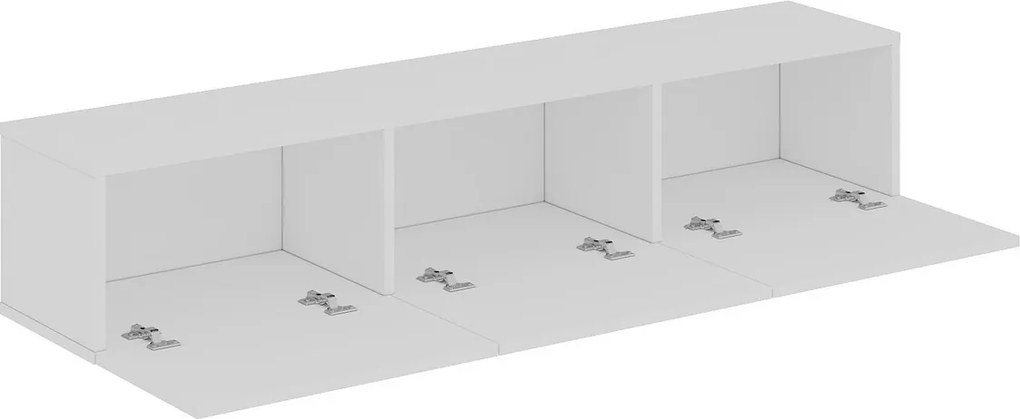 Comoda TV, Hanah Home, Oscar, 180x45x31.4 cm, Alb