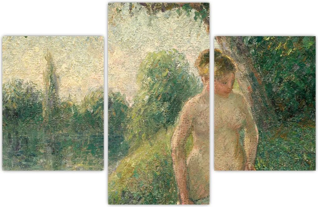 Tablou - Camille Pissarro, The Bather, reproducere (90x60 cm)