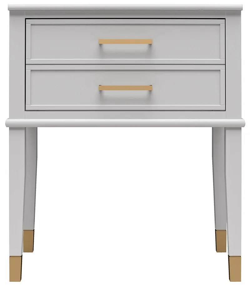 Noptieră gri deschis Westerleigh – CosmoLiving by Cosmopolitan