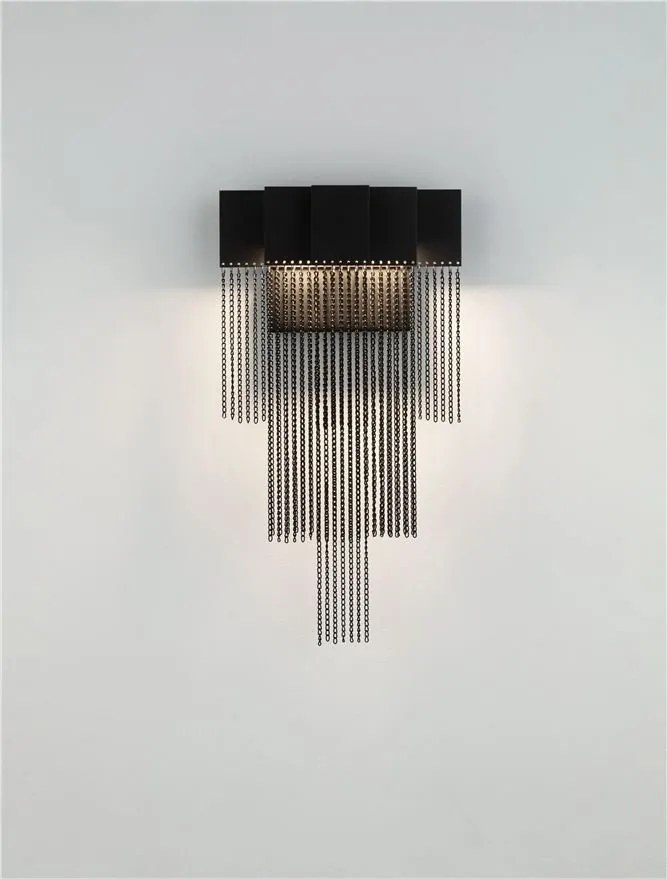 Aplica LED design modern REVIA negru