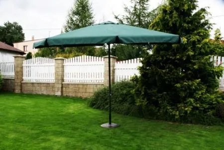 Umbrelă de soare STANDART cu buclă-4 m verde
