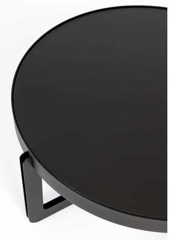 Măsuță de cafea neagră rotundă Centre – Zuiver