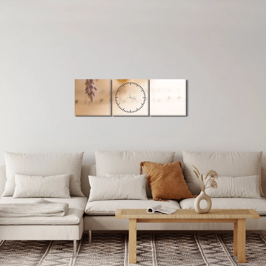 Tablou - Cântec (cu ceas) (90x30 cm)