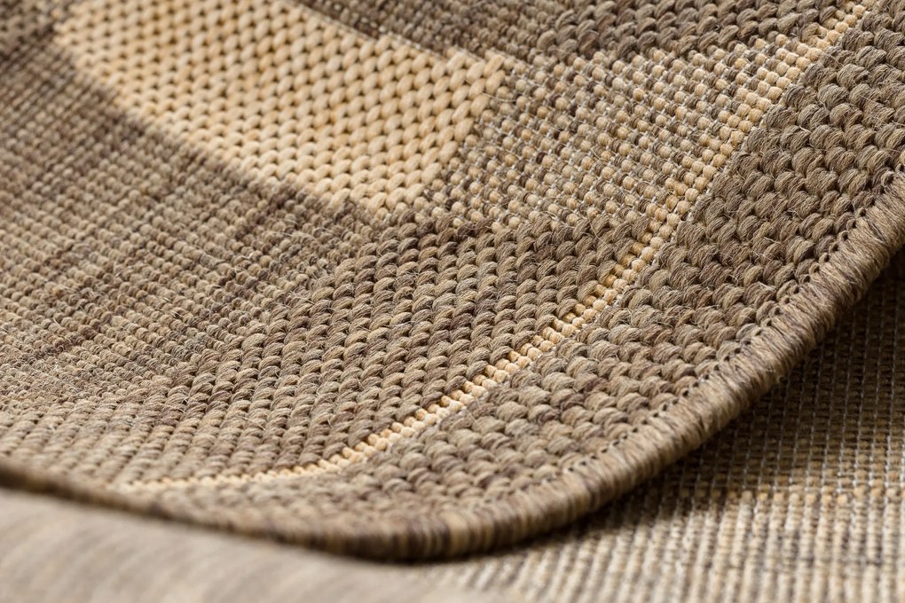 Covor sisal Floorlux 20078 coffee si mais