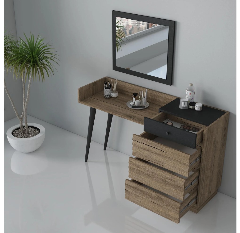 Măsuță toaletă Franc 64 (nuc negru). 1107932