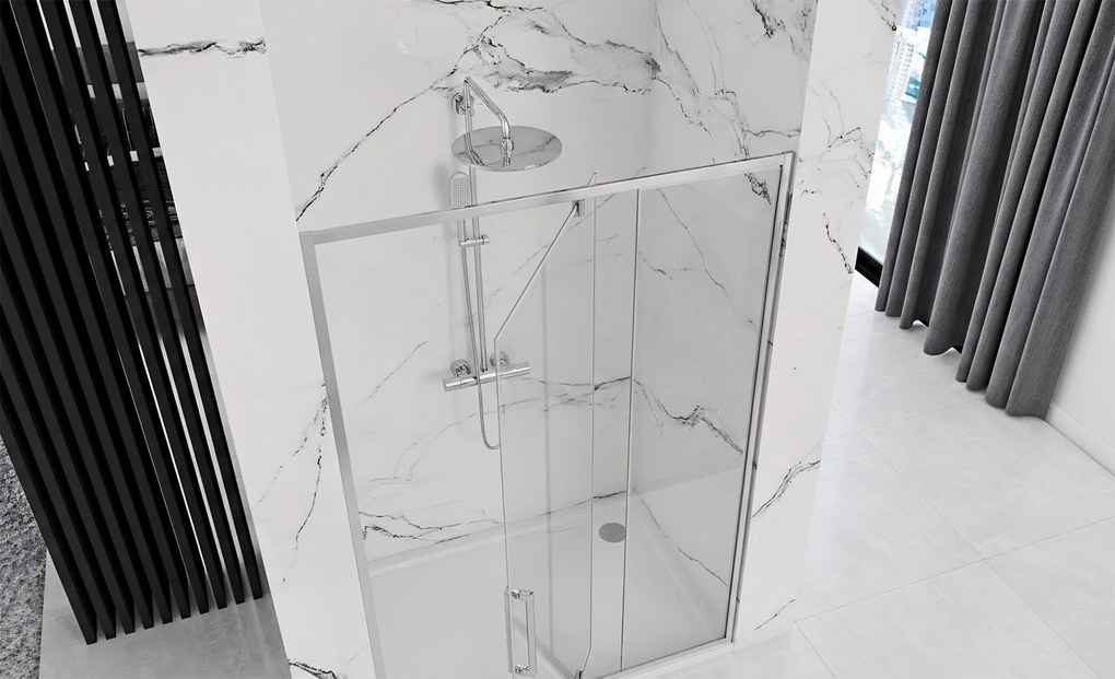 Ușă de duș batanta REA Rapid Swing Crom 120