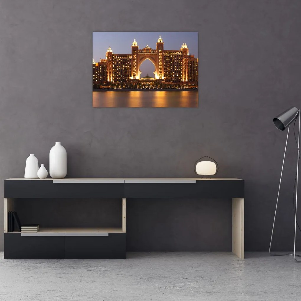 Tablou construcției în Dubai (70x50 cm)
