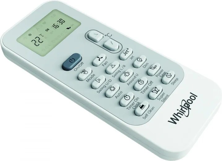 Aparat de aer conditionat Whirlpool SPICR309WF, 9000 BTU, 25 m², A++, Wi-Fi, 6TH SENSE, HEPA, Alb