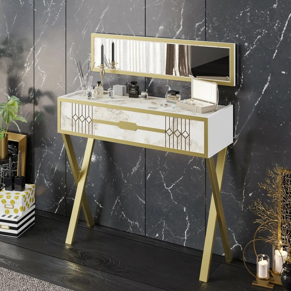 Masă decorativă Frida White