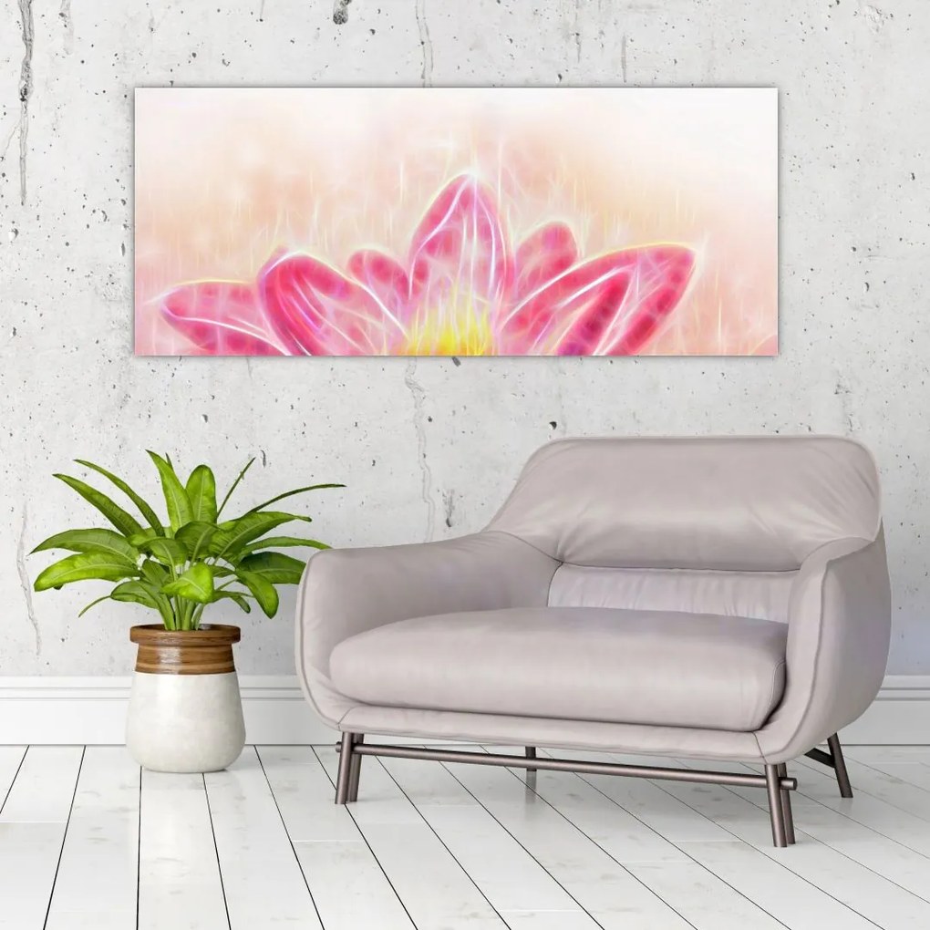 Tablou - Floare de lotus (120x50 cm)