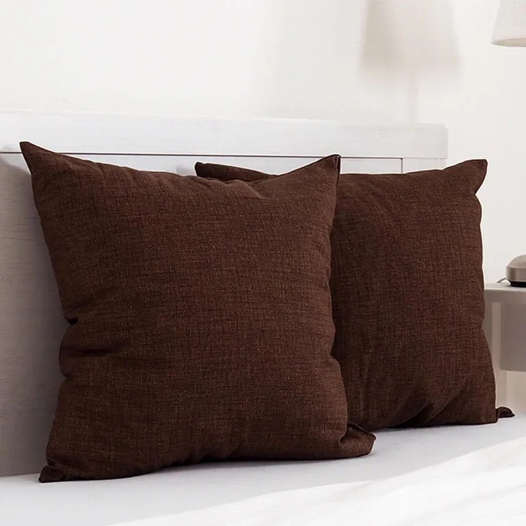 Pernuță decorativă BESSY 45 x 45 cm maro set 2 buc