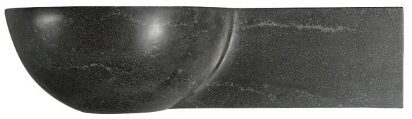 Sapho - Lavoar suspendat de colț BLOK 40 x 23 cm, montare pe dreapta, antracit
