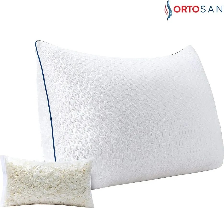 RESIGILAT- CERVI-SAN KING SIZE, pernă ortopedică cervicală, din spumă cu memorie mărunțită