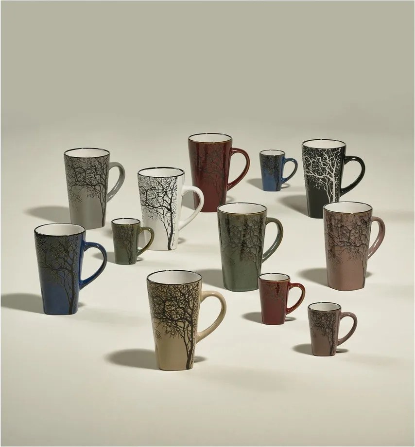 Căni roz-deschis 4 buc. pentru espresso din gresie 100 ml Hela – Villa Collection