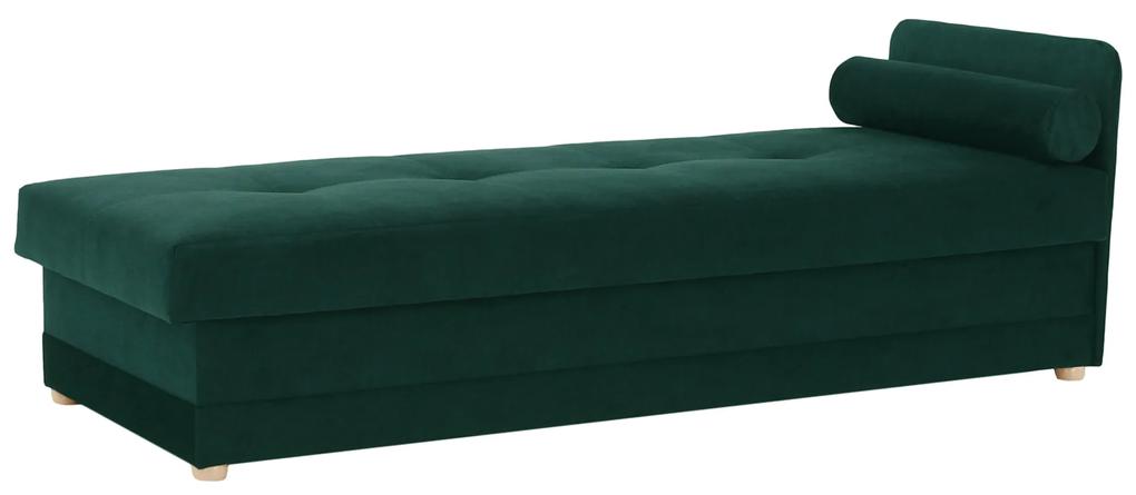 Zondo Pat de o persoană (canapea) 80 cm Rinok (smaragd) (și sp. depozitare). 1017287