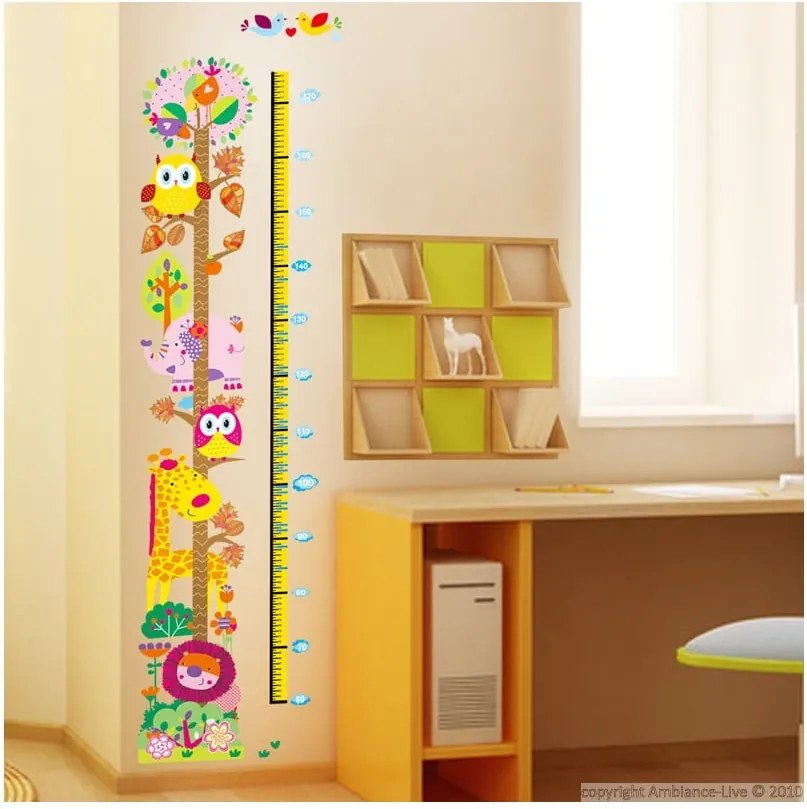 Autocolant Ambiance Owl and Giraffe