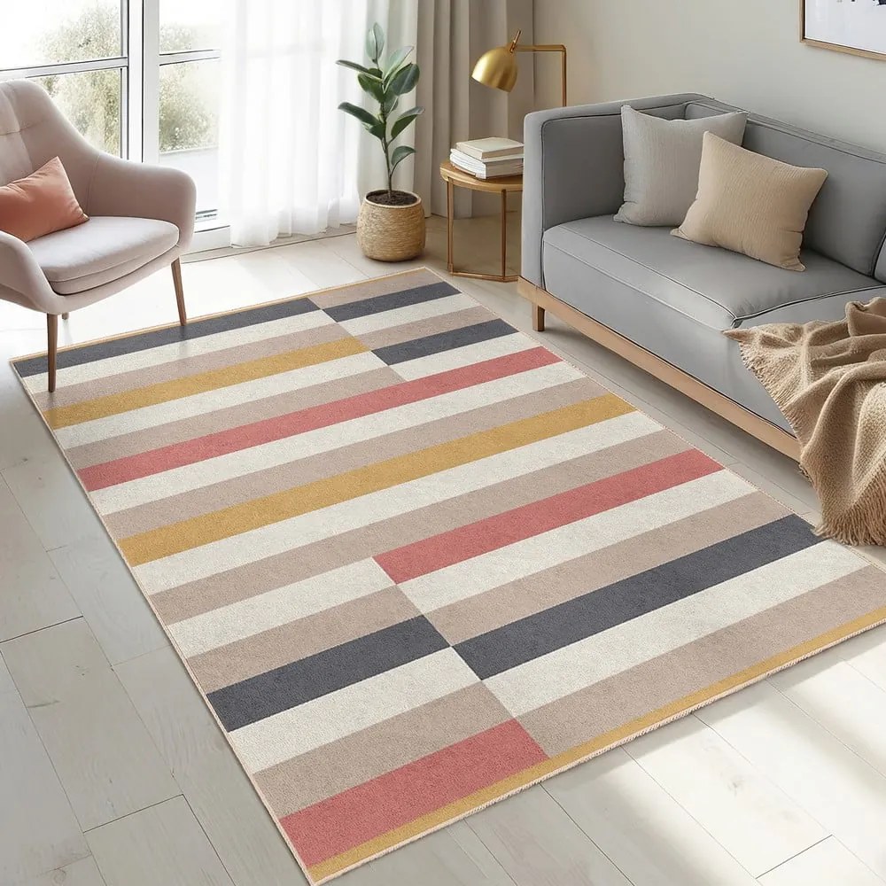 Covor tip traversă lavabil 80x200 cm Rosy Bandas – Mila Home
