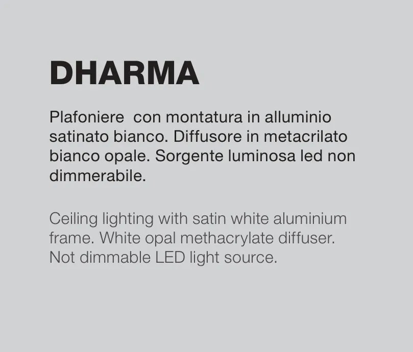 Plafoniera LED moderna DHARMA 70cm