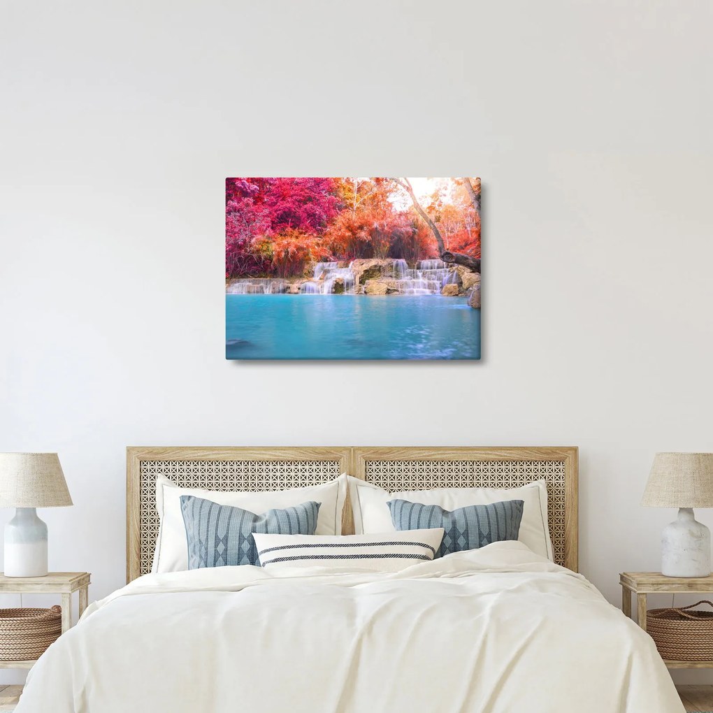 Tablou lagyna turcuaz, Laos, Tat Kuang Si (70x50 cm)
