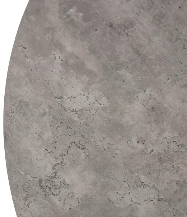JAKS Masă rotundă extensibilă 90 - 190 cm beton Lugo