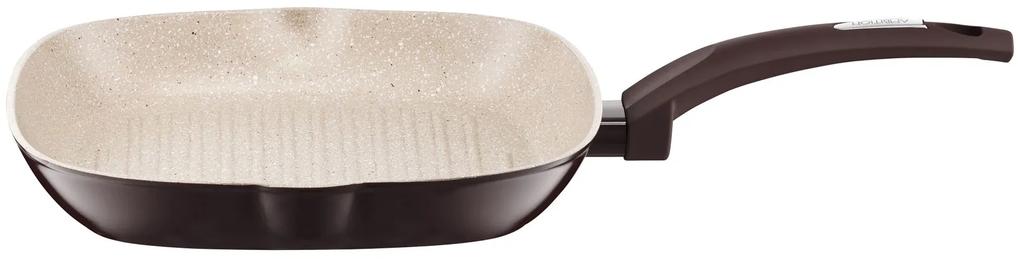 Tigaie grill 26x26cm acoperire Qualum Basic Stone Edition