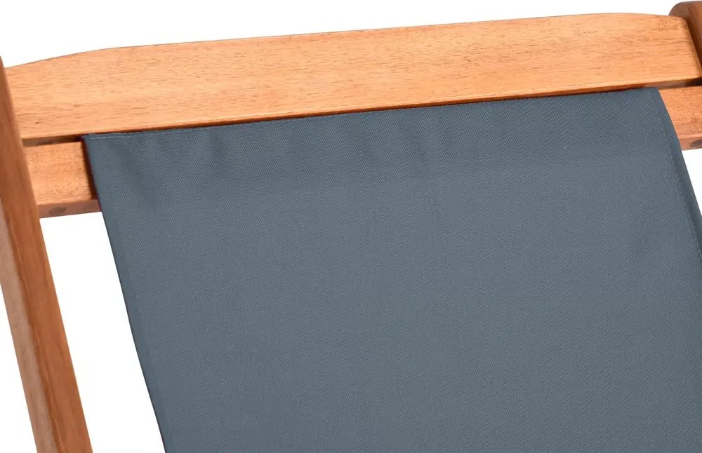 Șezlong de grădină SIENA, 94x60x94cm, antracit Jurhan