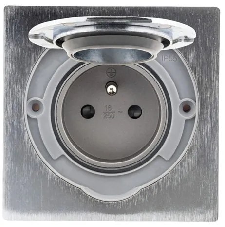 Priză încastrabilă de podea de exterior Solight 5B320 IP55