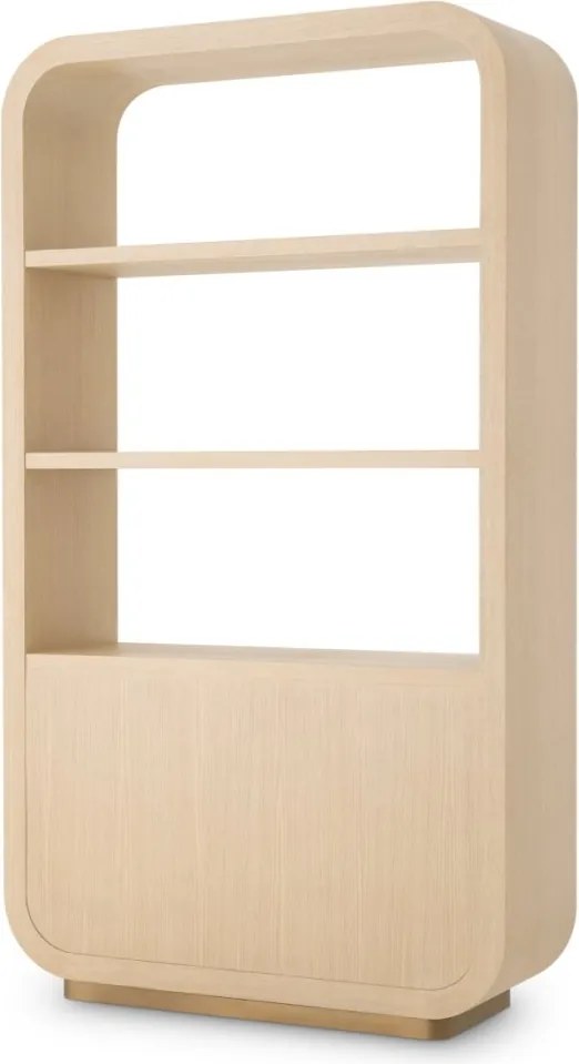 Dulap cu Rafturi design LUX, Furnir stejar, Natur, Quinton