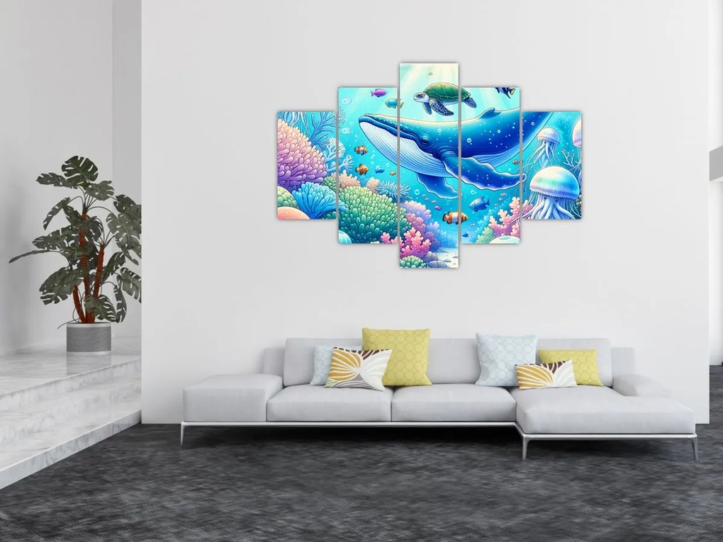Tablou – Lume subacvatică (150x105 cm)