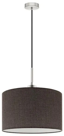 Lustră LED pe cablu Eglo TUNJA 1xE27/60W/230V maro