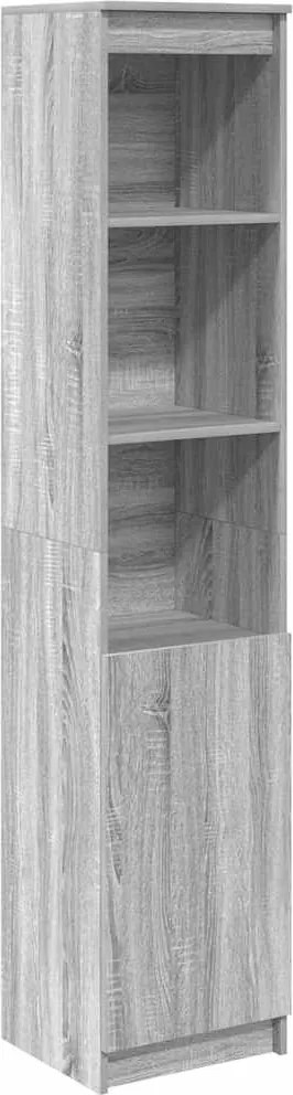 vidaXL Dulapuri gri Sonoma 37,5x35x180 cm Lemn prelucrat