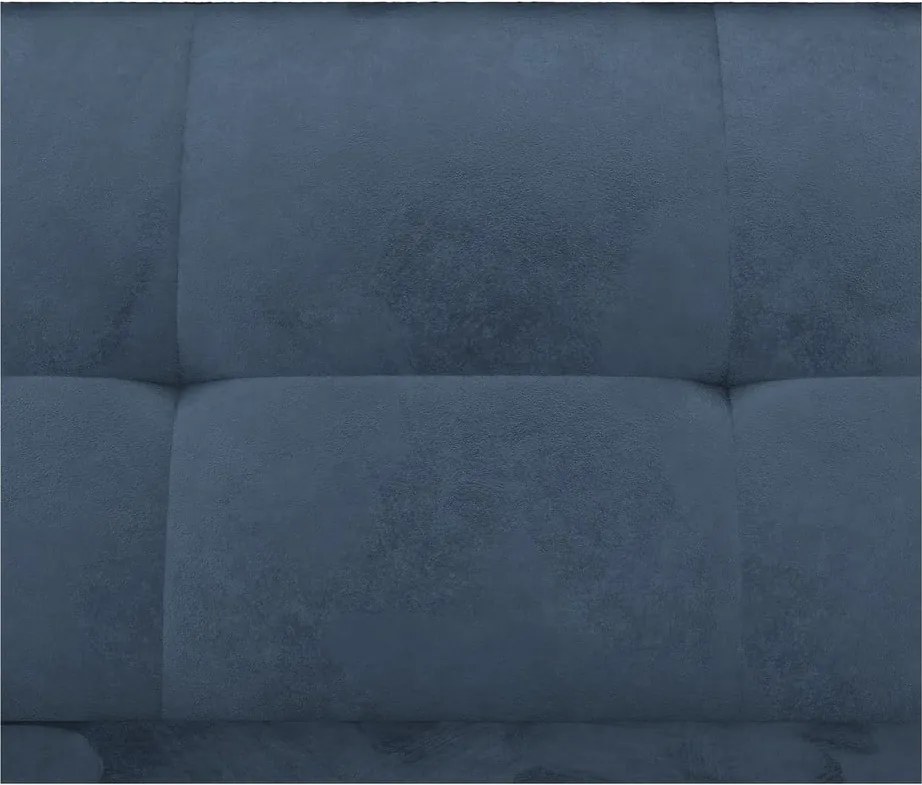 Colțar albastru extensibil cu tapițerie din catifea (cu colț variabil) Lilly – Støraa