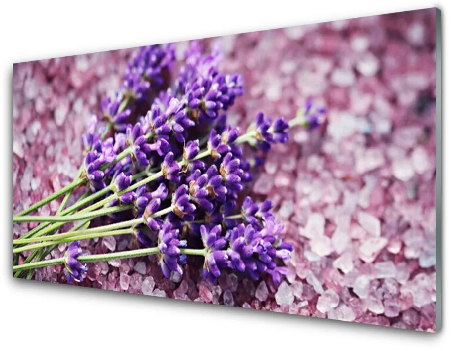 Tablouri acrilice Flori Floral violet