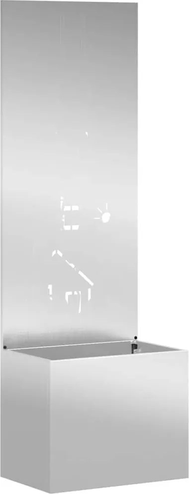 vidaXL Ecran de intimitate pentru grădină Argintiu 50 x 140 cm